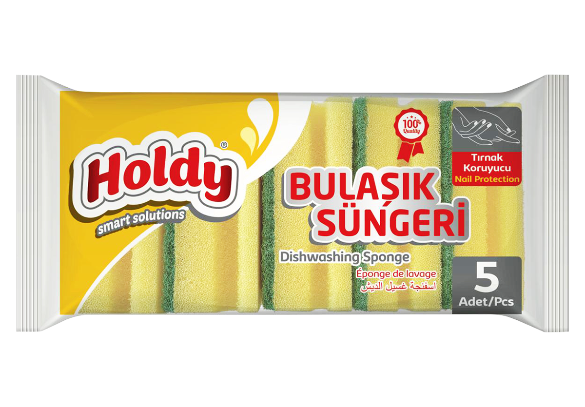 Holdy Oluklu Bulaşık Süngeri